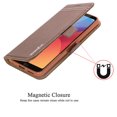 thumbnail image 6 of LG G6 Case, Mignova G6 Wallet Case Genuine Premium Leather Case (Magnetic Closure) (Card Holder) with Stand Flip for LG G6 2017 Release (Dark Brown), 6 of 6
