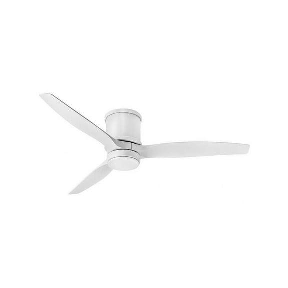 52 inch 3-Blade Ceiling Fan with Light Kit-Matte White Finish Bailey Street Home 81-Bel-4543950