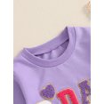 thumbnail image 6 of Toddler Baby Girl Birthday Outfits 1-10 Years Birthday Girl Letter Embroidery Sweatshirt Tops + Tutu Tulle Skirt Dress Birthday Clothes, 6 of 8
