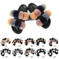 thumbnail image 2 of Women Furry Slippers Fashion Pom Pom Ball Faux Fur Slippers Fluffy Sandals, 2 of 8