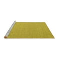 thumbnail image 2 of Ahgly Company Machine Washable Indoor Rectangle Abstract Yellow Contemporary Area Rugs, 2' x 5', 2 of 4