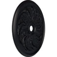 thumbnail image 3 of 42 1/8"OD x 1 7/8"P Sellek Ceiling Medallion (Fits Canopies up to 9"), Hand-Painted Steel Gray, 3 of 7