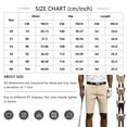 thumbnail image 3 of GrmtClth Mens Daily Short‑Pants Urban Solid Tone Cotton Linen Straight Leg Formal Golf Shorts Flat Front Regular Fit Summer Casual Business Shorts Black 33, 3 of 5