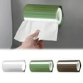 thumbnail image 3 of Adhesive Wall Mount Paper Towel Holder - No Drill PET Dispenser for Kitchen Bathroom, Space Saving Multi-Functional Storage, 3 of 5