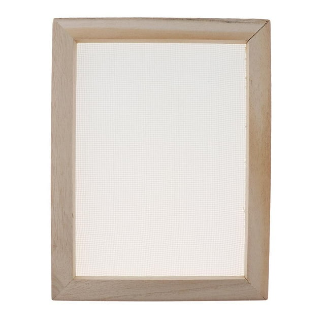 1 Paquete de Fabricación de Papel con Pantalla, para Manualidades, Manualidades, Reciclaje, , para 19x25cm 2 en un Sunnimix Pantalla de Marco de Fabricación de Papel