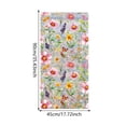 thumbnail image 4 of Window Privacy Film - Floral Stained Glass Window Film Static Cling UV & Heat Blocking Rainbow Window Film for Glass Doors, Bedroom Windows - No Glue Premium Vinyl-17.7"x39.4", 4 of 6