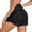 Black, variant on RELLECIGA Women's High Waisted Swim Shorts with Pockets UV Sun Protection Board Shorts Swimwear Floral Bathing Suit Short