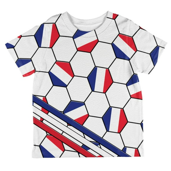 World Cup France Soccer Ball All Over Toddler T Shirt Multi 6T