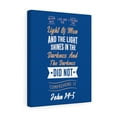 thumbnail image 4 of Scripture Walls John 1:4-5 Light of Men Bible Verse Canvas Christian Wall Art Ready to Hang Unframed, 4 of 12