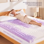 BDEUS 3 inch Mattress Topper,5-Zone Memory Foam Pressure Relief Soft Bed Topper, CertiPUR-US Certified, Queen Size