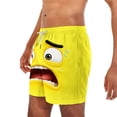 thumbnail image 5 of Mens Big&Tall Novelty Swim Trunks Funny Print Beach Shorts Beachwear,XXL,Yellow, 5 of 5