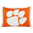 thumbnail image 6 of Clemson Tigers 3 Pc Reversible Cotton Comforter Set, 1 Comforter, 2 Shams, King, 6 of 8