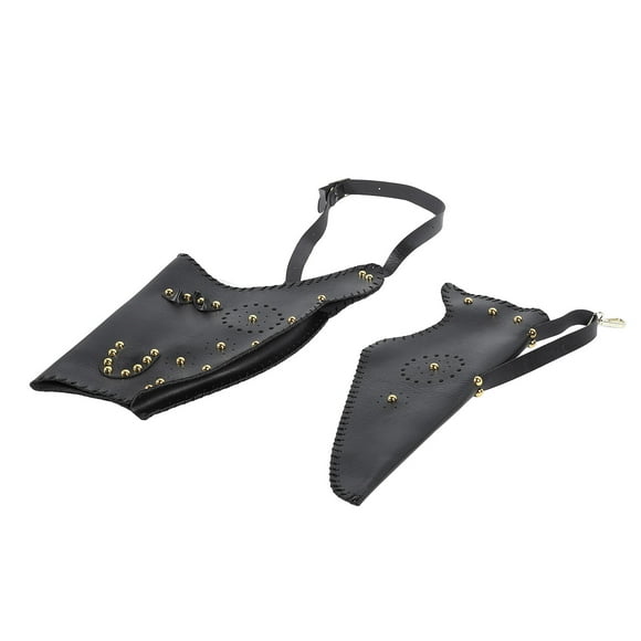 Archery Bow Carrier, PU Leather Fleece Lining Quiver for Accessory
