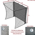 thumbnail image 2 of Cimarron Sports CMW-1022GNIA 10 x 12 x 12 ft. Golf Net Insert with Archery Back, 2 of 4
