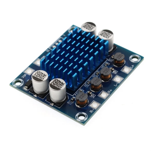 Matsuzay Placa amplificadora Digital, equipo de Audio Universal, piezas de reproducción, módulo de amplificación de doble canal 2x30W, Kit de Electrónica miscelánea