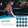 thumbnail image 4 of Milisten 12Pcs Cue Stick Wiping Powder Pool Table Cue Chalk Billiards Playing Accessories, 4 of 6