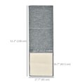 thumbnail image 3 of PawHut 2PCs Cat Scratching Pad Board Mat Blanket Kitten Scratcher Grey, 3 of 10