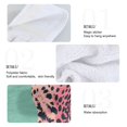thumbnail image 2 of Yayeee Kitchen Hanging Hand Towels Set of 2 with Loop Bathroom Absorbent Tie Towel, Big Pink Cheetah, 2 of 7