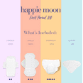 thumbnail image 5 of Happie Moon First Period Kit | Menstrual Starter Set For Tweens & Teens | All-Inclusive 10 Pads, 1 Overnights, Happie Moon Warming Patch And Small Pads Pouch, 5 of 8