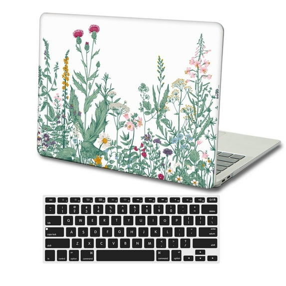 KSK KAISHEK Hard Shell Case Cover Only for MacBook Pro 16 inchs 2021 2022 2023 A2780 M2 & A2485 M1 + Black Keyboard Cover, Flowers 6_2