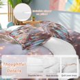 thumbnail image 2 of Candy Gingerbread Bedding Duvet Cover Set Queen Size 4 Pieces Christmas Tree Light Ball Cute Fantasy Bedding Set with Zipper Closure, 1 Comforter Cover 90x92 Inches 1 Flat Sheet & 2 Pillow Cases, 2 of 7
