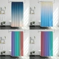 thumbnail image 3 of KYAIGUO 71x71inch Simple Gradient Shower Curtain Home Decoration Waterproof Bathroom Supplies, 3 of 5