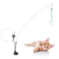 thumbnail image 3 of Suction Cat Feather Wand Toy Suction Cat Teaser Stick Toy Interactive Cat Teaser Wand Toy, 3 of 7