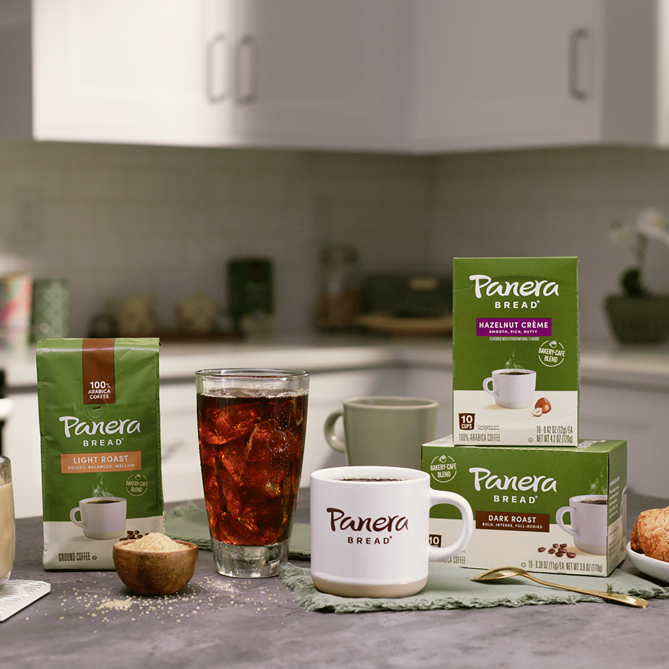 Panera Madagascar Vanilla Light Roast, Ground Coffee, Flavored Coffee, Bagged 12oz, Pack of 6