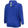 thumbnail image 3 of Men's Royal Los Angeles Rams Big & Tall Logo Pullover Hoodie, 3 of 3