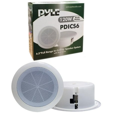 6 5 Full Range In Ceiling Speaker System 1 Piece White