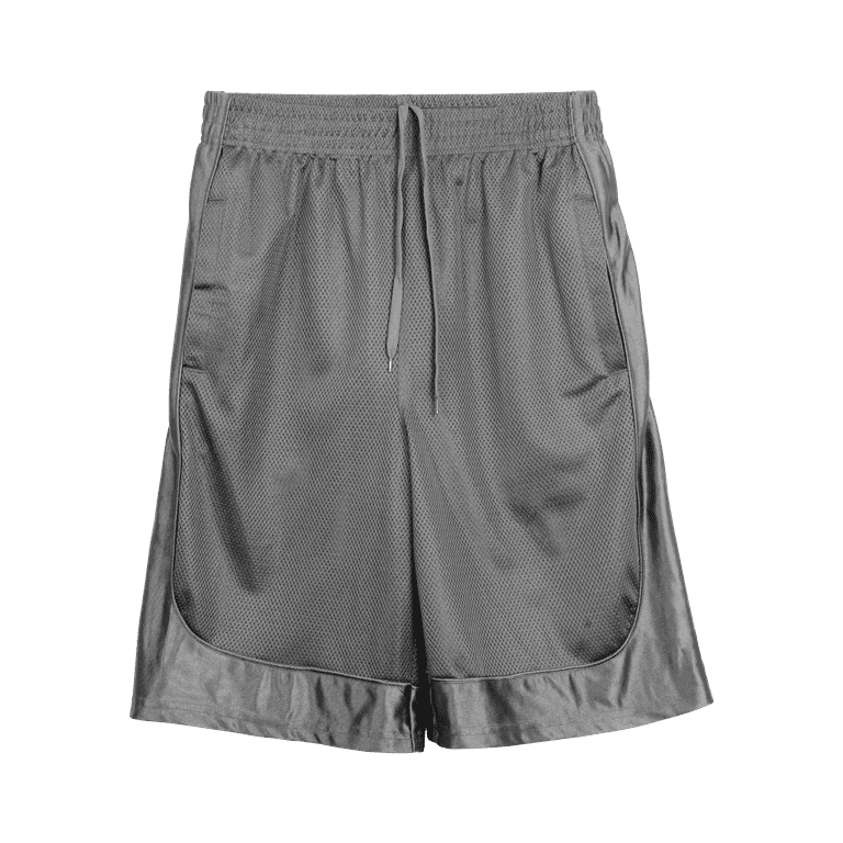 Mens Heavyweight Mesh Shorts with Pockets Basketball Gym Workout Short - Men > Shorts > Mesh | Hat and Beyond Small / Black