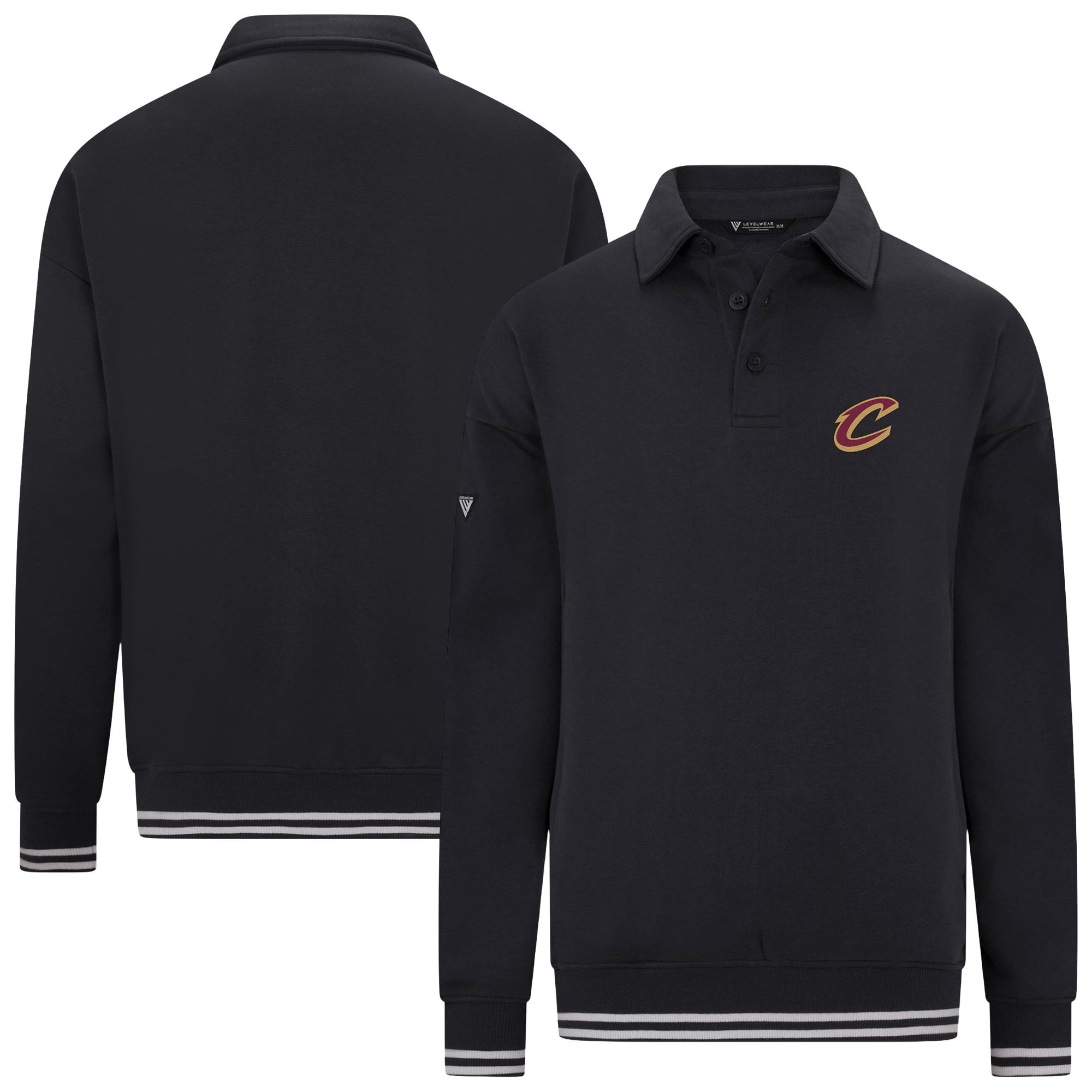 Men's Levelwear Black Cleveland Cavaliers Sportsman Top