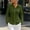 Army Green, variant on Women's Point Collar Long Sleeve Button Down Shirt Fitted Tailored Blouse Work Office Business Casual Daily Wear Top Camisa de Mujer