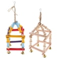 thumbnail image 3 of Mascota Pájaro Masticar Juguete Jaulas Juguetes Lufa Columpio Hamaca Campana Juguetes , E 5 Yinane Bird Parrot Swing Stand Toy, 3 of 8