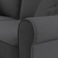 thumbnail image 4 of Hudson 85W Sofa in Charcoal Gray Herringbone Fabric, 4 of 7