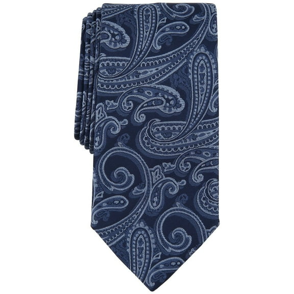 Michael Kors Men's Kowal Paisley Tie OS B4HP (Blue)
