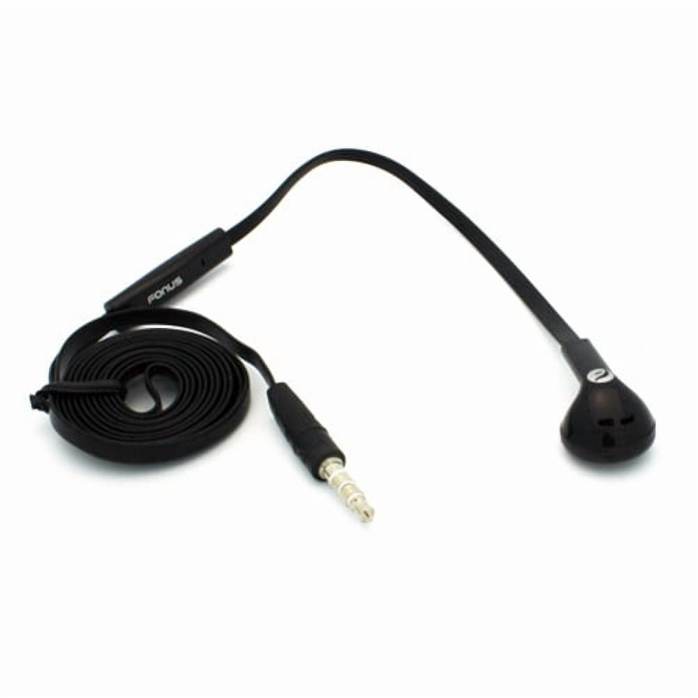 Mono Headset for Motorola Moto Tab G70/G62 - Wired Earphone Single Earbud 3.5mm Headphone Flat for Tab G70/G62