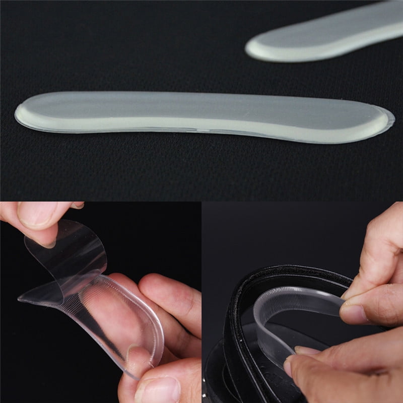 3 Pairs Gel Heel Grip Back Liner Shoe Insole Silicone Pad Foot Care Cushion FD 