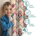 thumbnail image 3 of Blackout Kids Curtains,Boho Bohemia Flower Childrens Insulated Curtains Set Of 2,Bedroom Essentials,Toddler Room Decor 52"x84"(132x213cm), 3 of 4