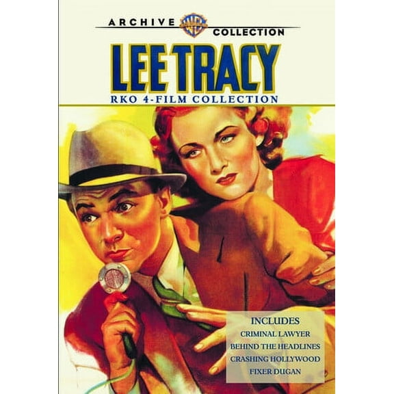 Lee Tracy: RKO 4-Film Collection (DVD), Warner Archives, Action & Adventure