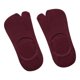 thumbnail image 1 of 1 par de calcetines finos con , calcetines Tabi, calcetines invisibles de barco con dos dedos, rojo rojo Yuyangstore Calcetines Tabi de corte bajo para mujer, 1 of 8
