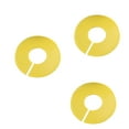 thumbnail image 1 of OULII 3 Pcs Size Dividers Round Closet Dividers Yellow for Retail Store Use, 1 of 8