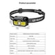 thumbnail image 5 of Linterna frontal LED COB, ángulo ajustable, para exteriores, para acampar, senderismo, aventura, 5 of 5