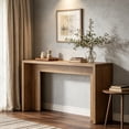 thumbnail image 3 of Fnova 55" Farmhouse Console Table, Wooden Entryway Table with Storage, Narrow Sofa Table for Living Room, Entryway, Hallway, 3 of 17