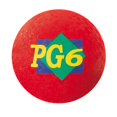 thumbnail image 1 of Playground Ball, 6" Diameter, Red, 1 of 2
