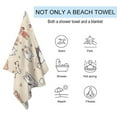thumbnail image 3 of Cute Dog Beach Towel – with A Unique Design, Extra Large,XL (32”x 63”) for Kids & Adults, 3 of 7