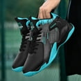 thumbnail image 2 of Bolognifi Men's High Top Basketball Sports Shoes Fashionable Anti Slip Basketball Boots, 2 of 8