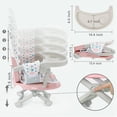 thumbnail image 4 of Silla alta para bebé YOLEO, altura ajustable con bandeja, 4 of 8