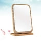 thumbnail image 4 of 1 espejo de maquillaje de escritorio, espejo plegable de madera, espejo de maquillaje cosmético grande., 4 of 5
