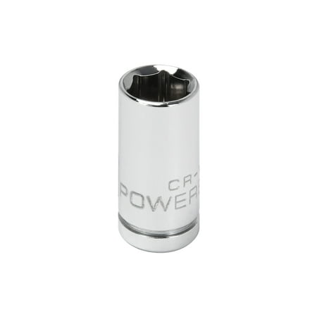 

Powerbuilt 1/4 Inch Drive x 8 MM 6 Point Shallow Socket - 648285